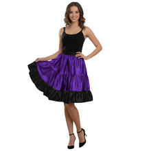 Satin 3-Layer Short Skirt | Tiered Ruffle Party Mini S-3XL S68