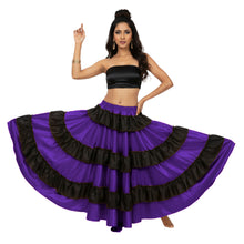 Satin Full Circle Dance Skirt Frill | 360° Flow S-3XL S46