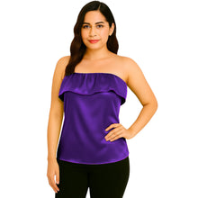 Satin Sleeveless Fancy Top | Party & Evening Wear S-3XL | 41 Colors S88