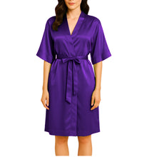 Satin Night Wear Bathrobe | Luxurious Kimono Robe S-3XL | 41 Colors S79