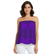 Chiffon Sheer Tube Top | Layering Bandeau S-5XL | 30 Colors C65