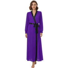 Chiffon Long Sheer Bathrobe | Pool & Resort Cover-Up S-5XL C62