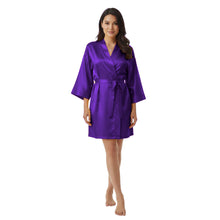 Satin Night Wear Bathrobe | Luxurious Kimono Robe S-3XL | 41 Colors S26