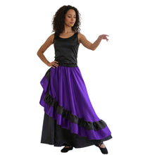 Satin Half Circle Belly Dance Skirt | Elegant Flow S-3XL | 41 Colors S57