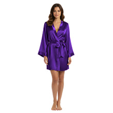 Satin Night Wear Bathrobe | Luxurious Kimono Robe S-3XL | 41 Colors S104