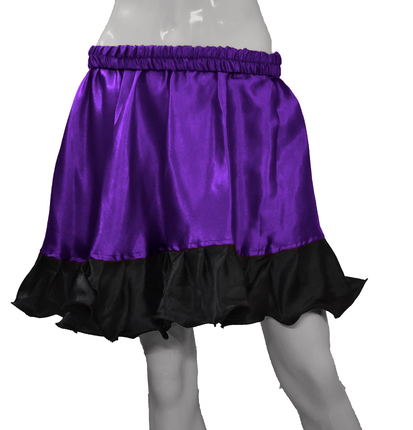 Satin Short skirt with Frill S63 - Regular Size 2