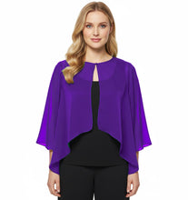 Chiffon Sheer Peplum Top | Flowy Blouse S-5XL | 30 Colors C48