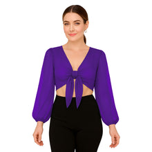 Chiffon Belly Dance Ruffle Top | Flowy Sleeve Choli S-5XL | 30 Colors C73