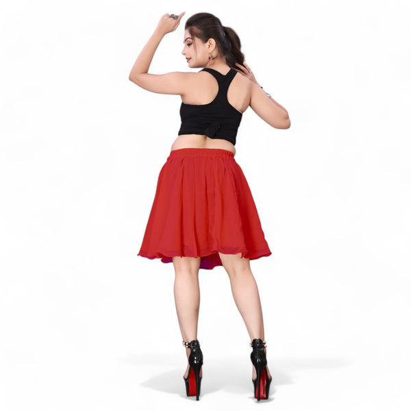 Chiffon Short Skirt Party wear Short Belly Dance Skirt C27- Regular Size 2