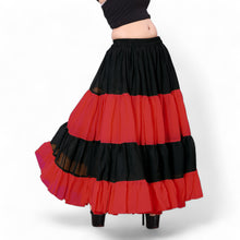 Epic 25 Yard 4-Tier Chiffon Skirt | Double Color Belly Dance S-5XL C63