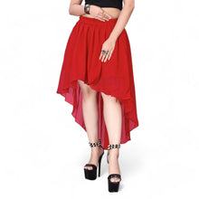 Chiffon Asymmetrical High-Low Skirt | Modern Dance, Lyrical, Belly Dance Fusion C9