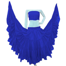 25 Yard 4-Tier Chiffon Belly Dance Skirt | Extreme Volume Sheer Dancewear C7