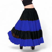 Epic 25 Yard 4-Tier Chiffon Skirt | Double Color Belly Dance S-5XL C63