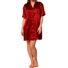 Satin Long Night wear Loser Shirt S111  - Regular Size 2