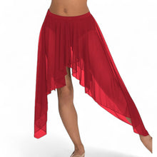 Belly Dance Side Assym sheer Skirt C44 - Regular Size 2