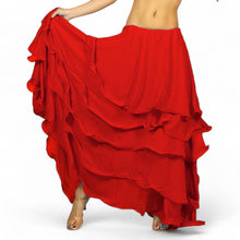 Voluminous! Chiffon 5-Layer Belly Dance Skirt | Full Coverage & Maximum Flow C25