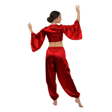 Satin Belly Dance Harem & Top Set | Full Costume S-3XL | 41 Colors S40