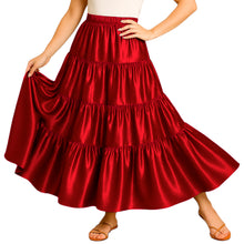 Ultimate Satin 32 Yard 4 Tier Skirt | Pro Belly Dance S-3XL S30