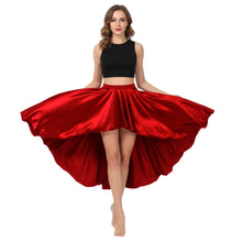Satin Asymmetrical High-Low Skirt | Flowy Maxi S-5XL | 41 Colors S47
