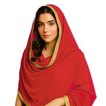 Sheer Chiffon Belly Dance Veil | Flowing Dance Dupatta Prop & Costume Accent C21