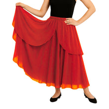 Chiffon 2 Layer Belly Dance Skirt | Flowy Fancy Costume S-5XL C75