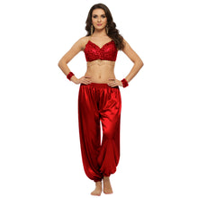 Satin Belly Dance Harem Pants | Flowy Trousers S-3XL | 41 Colors S10