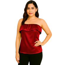Satin Sleeveless Fancy Top | Party & Evening Wear S-3XL | 41 Colors S88