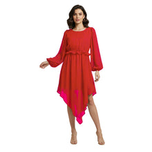 Chiffon Long Asymmetrical Dress | One Peace Party Gown S-5XL C55