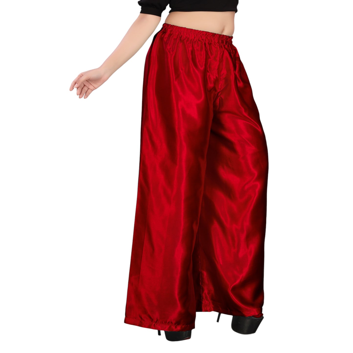 Belly Dance Satin Wide leg Palazzo  Pants S25-Regular Size 2