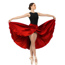 Satin Asymmetrical Wrap Skirt | Ballet Dance High-Low S-3XL | 41 Colors S73