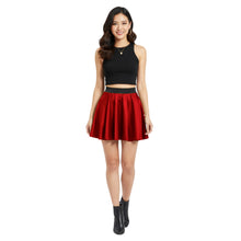 Satin Mini Skirt | High-Shine Party Wear S-3XL | 41 Colors S11