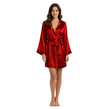 Satin Night Wear Bathrobe | Luxurious Kimono Robe S-3XL | 41 Colors S104
