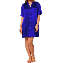 Satin Long Night wear Loser Shirt S111  - Regular Size 3