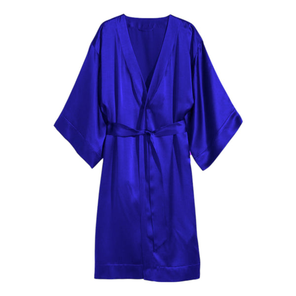 Satin Night Wear Bathrobe S79 - Regular Size 3