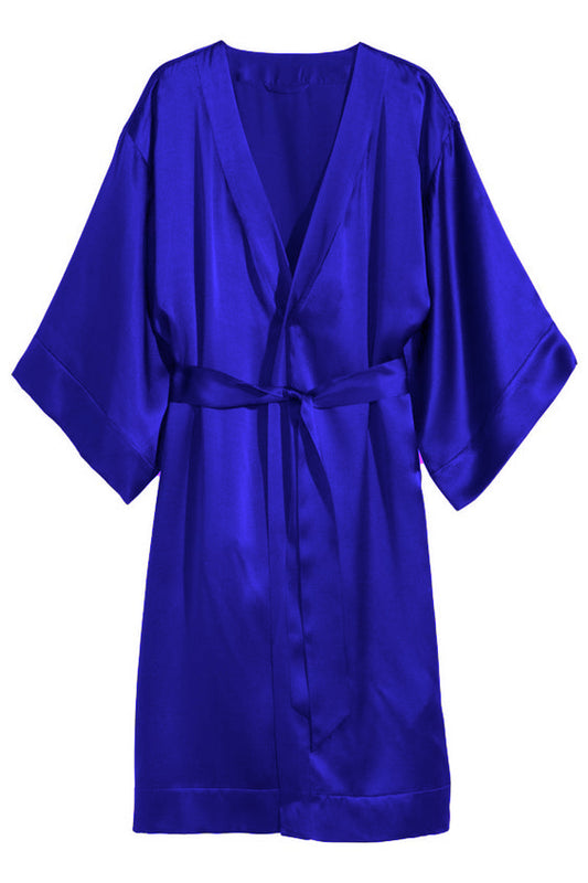 Satin Night Wear Bathrobe S79 - Regular Size 3