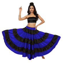 Satin Full Circle Dance Skirt Frill | 360° Flow S-3XL S46