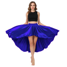 Satin Asymmetrical High-Low Skirt | Flowy Maxi S-5XL | 41 Colors S47