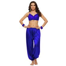 Satin Belly Dance Harem Pants | Flowy Trousers S-3XL | 41 Colors S10