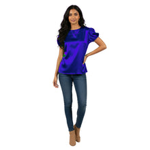 Satin Round Neck Short Sleeve Top | Chic Blouse S-3XL | 41 Colors S89