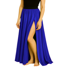 Satin Half Circle Skirt | Side Cut Dance Flow S-3XL | 41 Colors S94