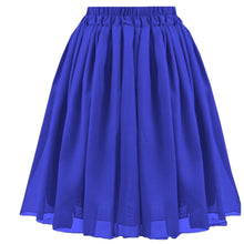 Flowy Chiffon Mini Skirt - High-Waist Pleated Party & Cocktail Wear C27