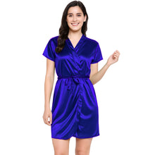 Satin Night Wear Bathrobe | Luxurious Kimono Robe S-3XL | 41 Colors S108