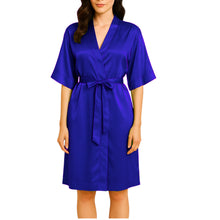 Satin Night Wear Bathrobe | Luxurious Kimono Robe S-3XL | 41 Colors S79