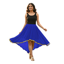 Chiffon High-Low Belly Dance Skirt | Designer Asym Flow S-5XL C66