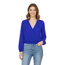 Chiffon V Neck Cover Top | Sheer Flowy Blouse S-5XL | 30 Colors C53