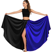 Reversible Full Circle Dance Skirt | Front Cut Flow S-3XL | 41 Colors S59