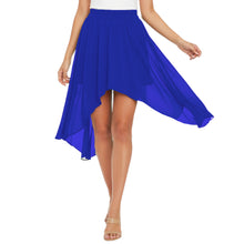 Flowy Chiffon Asymmetrical High-Low Maxi Skirt C38