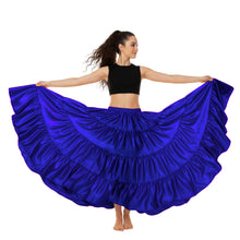 Ultimate Satin 25 Yard 4 Tier Skirt | Belly Dance Skirt S-5XL S20