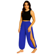 Sheer Chiffon Harem Yoga Pant | Flowing Belly Dance & Layering Trouser Side Cut harem Pant C19