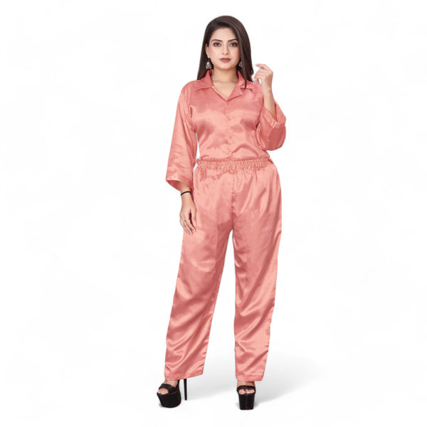 Satin Fancy Pant + Shirt Code Set  S135-Regular Size 3